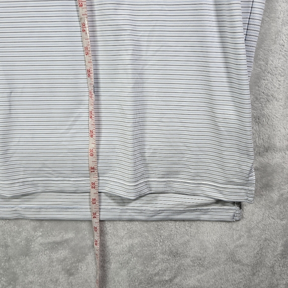 Peter Millar Men Polo Golf Summer Comfort Striped Extra Large Hillcrest Logo NWT - Picture 9 of 9